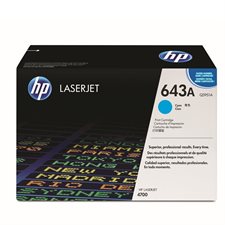 Cartouche de toner HP 643A cyan