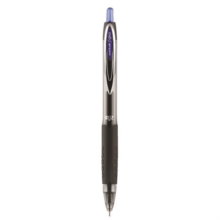 Stylo à bille roulante rétractable Super Ink Pointe aiguille 0,7 mm bleu
