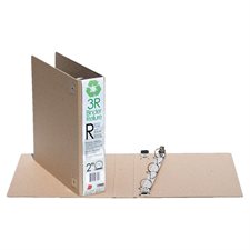 Reliure en carton recyclé 3R Anneaux ronds 2 po.