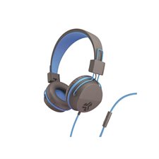 Casque d’écoute On-Ear Studio Avec fil bleu néon et gris