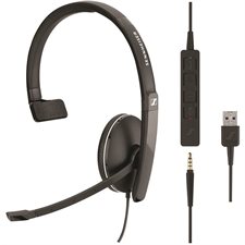 Casque téléphonique avec connexion USB mono