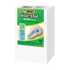 Ruban correcteur mini Wite-out® ecolutions™ boîte de 10