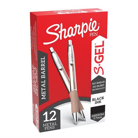 Stylo Sharpie S.Gel Premium Encre noire champagne