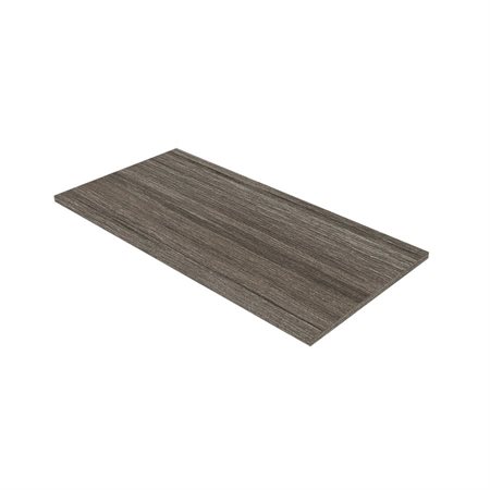 Plateau de mélamine pour base ajustable en hauteur 24 x 48 po. acajou absolu