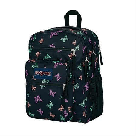 Sac à dos Big Student Compartiment dédié pour ordinateur portable papillons