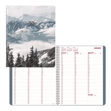 Agenda hebdomadairel Montagnes (2026) Montagnes de neige