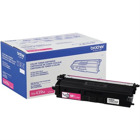 Cartouche de toner originale Brother TN439 super haut rendement magenta