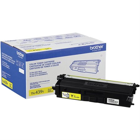 Cartouche de toner originale Brother TN439 super haut rendement jaune