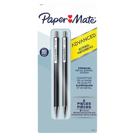 Portemines Paper Mate Advanced 0,5 mm noir, bronze industriel et gris