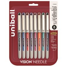 Uni-ball Vision Needle stylos à bille roulante pointe fine (0,7 mm)
