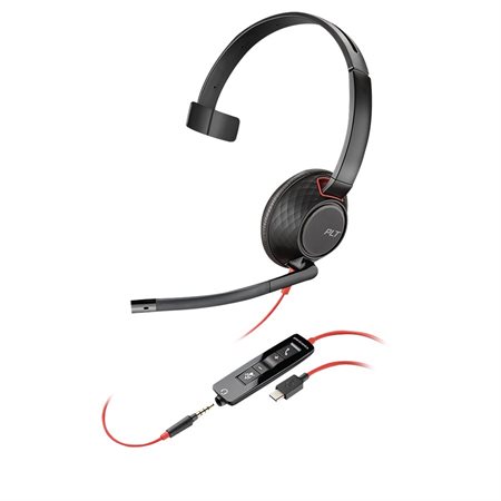 Casque téléphonique monaural Blackwire 5210 USB-C