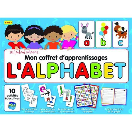 Mon coffret d’apprentissages L’alphabet
