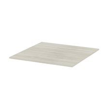 Table carré Surface de table blanc d'hiver