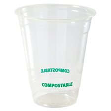 Gobelet compostable en plastique 12 oz