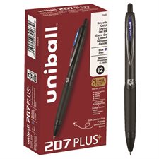 Stylo gel rétractable 207 Plus Paquet de 12 bleu