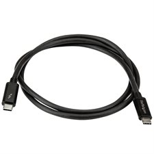Câble USB-C Thunderbolt 3 3 pieds noir