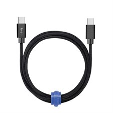 Câble tressé de charge / sync USB-C à USB-C 4 pi