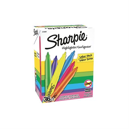 Surligneur Pocket Boîte de 36 couleurs variées