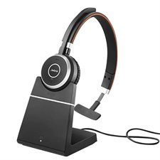 Casque d'écoute sans fil Evolve 65SE Avec socle de chargement mono