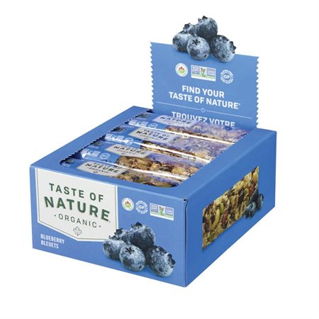 Barre biologique Taste of Nature bleuets