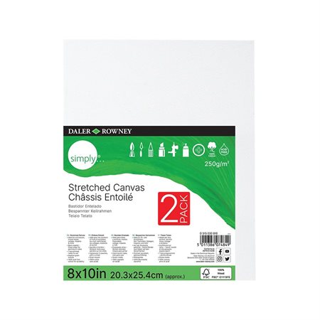 Toile de peinture 8 x 10''