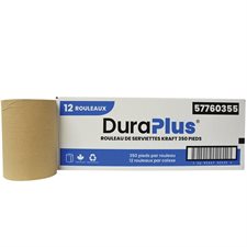 Essuie-tout dur DuraPlus® boîte de 12 rouleaux, 7,8 po x 350 pi