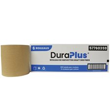 Essuie-tout dur DuraPlus® boîte de 6 rouleaux, 7,8 po x 800 pi