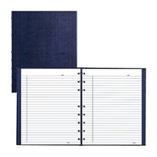 Carnet de notes NotePro 9,25 x 7,25 po 150 pages, bleu