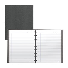 Carnet de notes NotePro 9,25 x 7,25 po 150 pages, gris