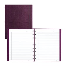 Carnet de notes NotePro 9,25 x 7,25 po 150 pages, framboise noire