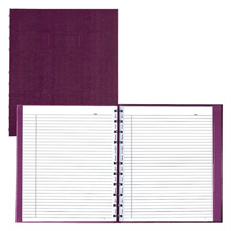 Carnet de notes NotePro 11 x 9-1 / 16 po 150 pages, framboise noire