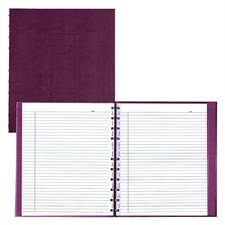 Carnet de notes NotePro 11 x 9-1 / 16 po 150 pages, framboise noire