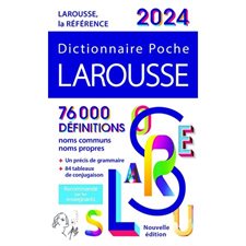 Dictionnaire Petit Larousse de poche 2024