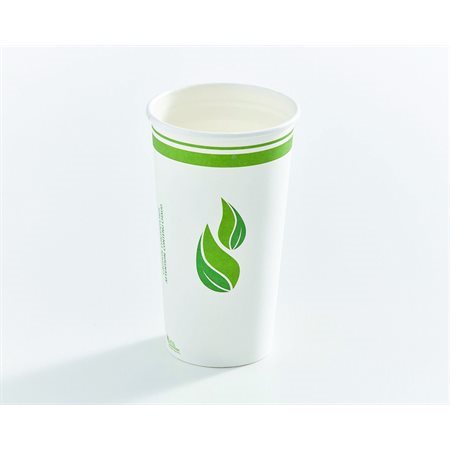 Gobelets en papier compostables doublés de PLA 20 oz