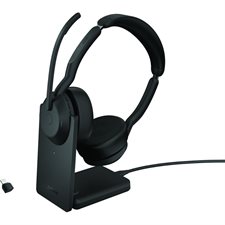 Casque stéréo Evolve2 55 avec support de charge USB-C MS