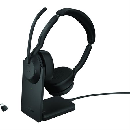 Casque stéréo Evolve2 55 avec support de charge USB-C UC