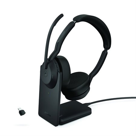 Casque stéréo Evolve2 55 avec support de charge USB-C MS