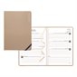 Agenda hebdomadaire / mensuel Serene (2025) taupe