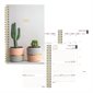 Agenda hebdomadaire plantes succulentes (2025) 8 x 5 po. Sans horaire de rendez-vous.