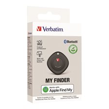 Traceur Bluetooth MyFinder À l'unité noir