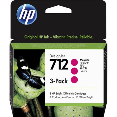 Cartouche jet d'encre HP 712 magenta