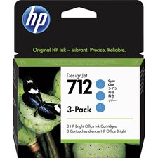 Cartouche jet d'encre HP 712 cyan