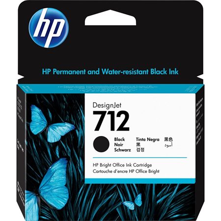 Cartouche jet d'encre HP 712 noir