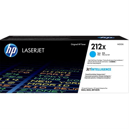 Cartouche de toner HP 212X cyan