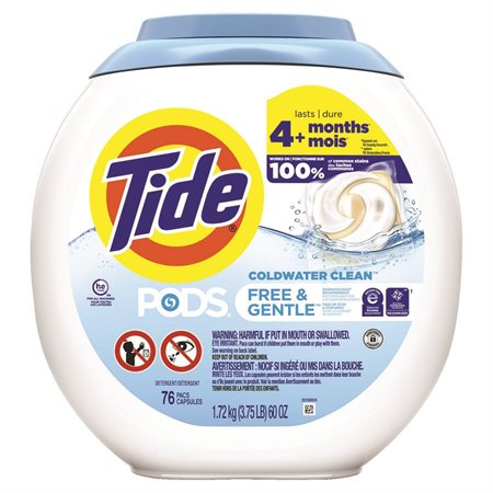 Capsules de détergent à lessive Tide PODS® Paquet de 76