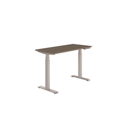 Table à hauteur ajustable Newland 46 po larg. x 23 po long. x 22,6-48,2 po haut. acajou absolu