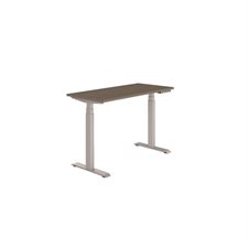 Table à hauteur ajustable Newland 46 po larg. x 23 po long. x 22,6-48,2 po haut. acajou absolu