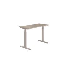 Table à hauteur ajustable Newland 46 po larg. x 23 po long. x 22,6-48,2 po haut. noce grigio