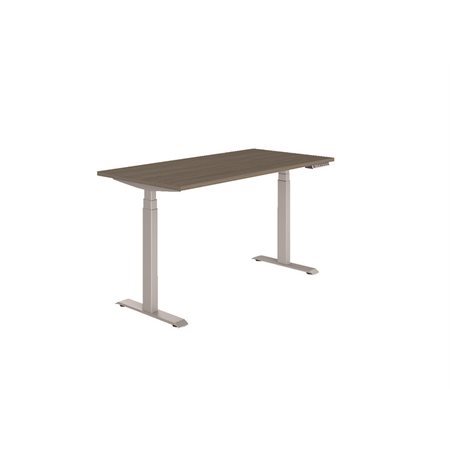 Table à hauteur ajustable Newland 58 po larg. x 29 po long. x 22,6-48,2 po haut. acajou absolu