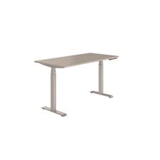 Table à hauteur ajustable Newland 58 po larg. x 29 po long. x 22,6-48,2 po haut. noce grigio